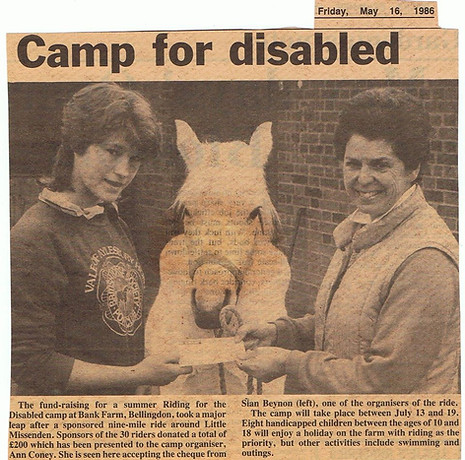 Bank Farm RDA Camp for disabled
