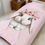 Thumbnail: Fancy Floral Easter Bunny Supersized Plush Blanket 