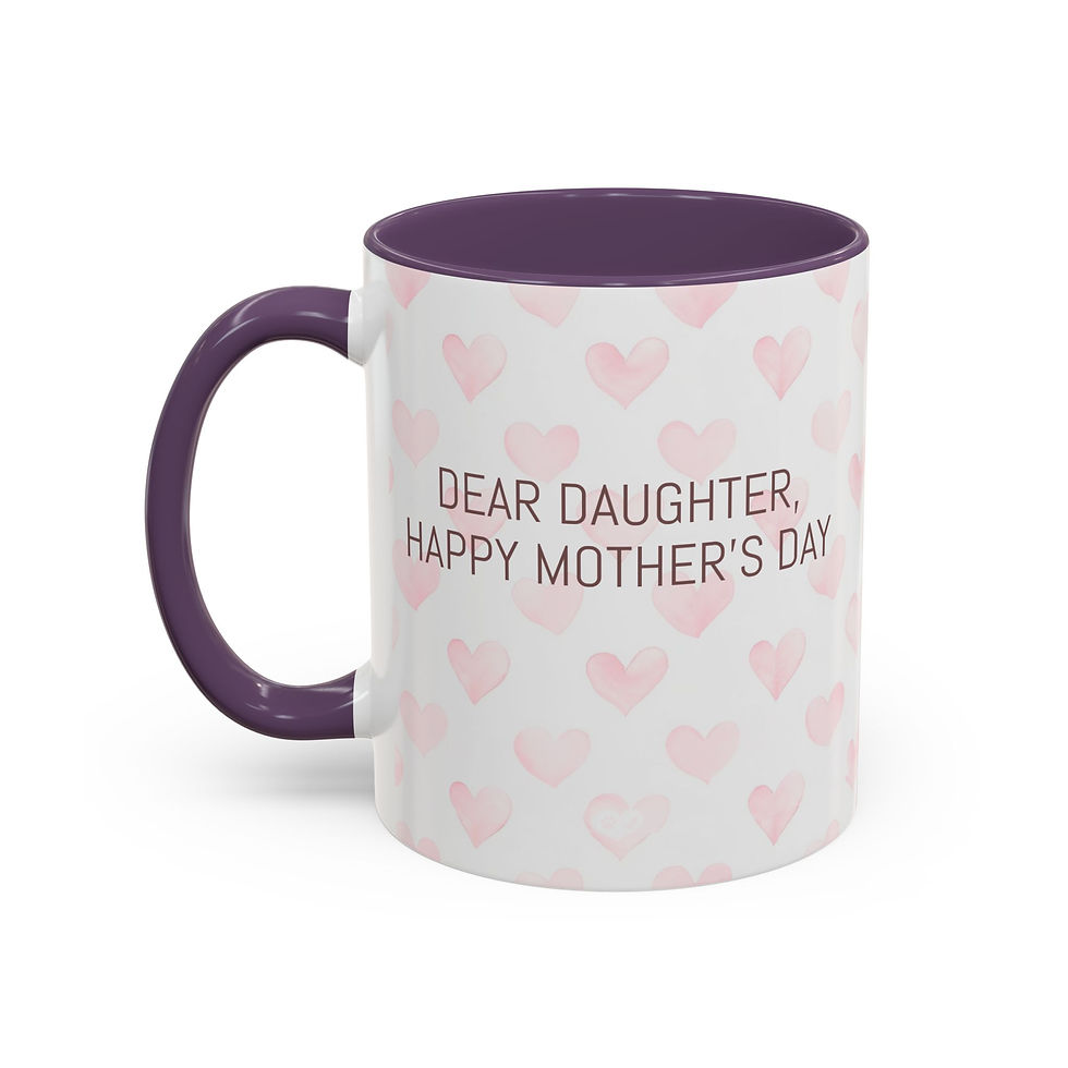 Thumbnail: Heartwarming Mom & Daughter Coffee Mug, 11 oz and 15 oz, Gift for Daughter