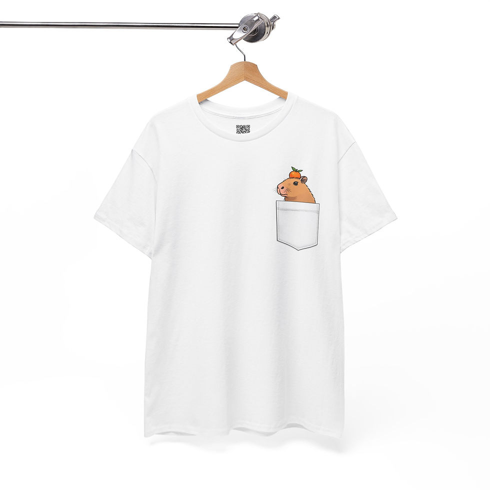 Thumbnail: Cute Capybara One of a Kind Super Comfy Pocket Tee