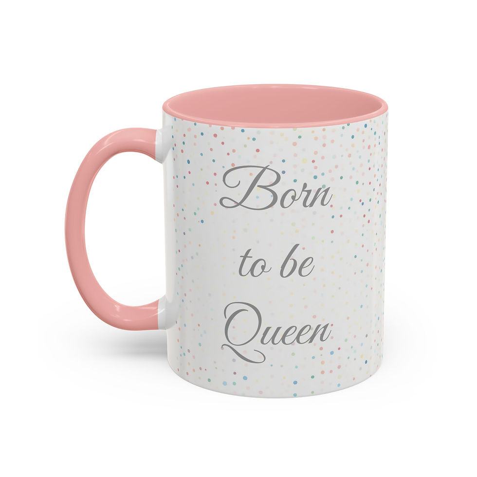 Thumbnail: Funny Queen's Charm Accent Coffee Mug - Fun 11oz & 15oz Choices