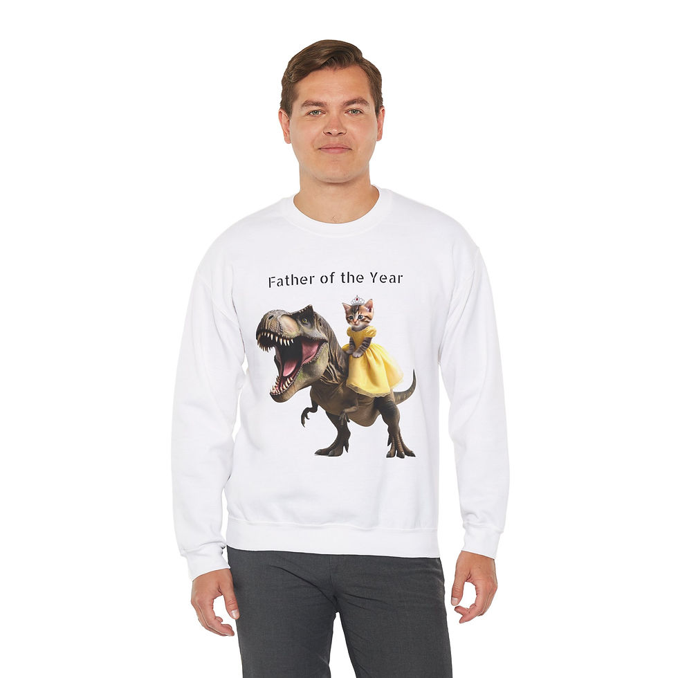 Thumbnail: Funny Father Of The Year Heavy Blend Crewneck Sweatshirt