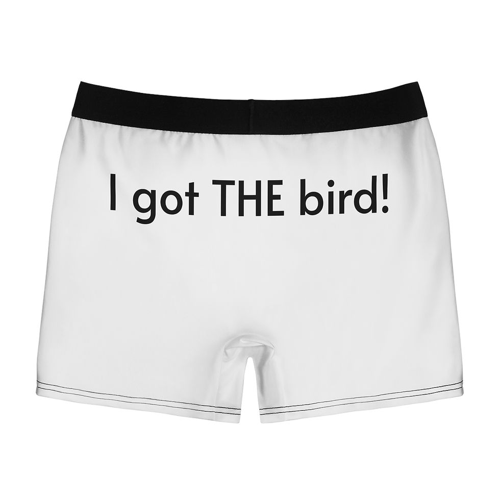 Thumbnail: Cheeky Bird  Men's Cockatiel Funny Boxer Brief