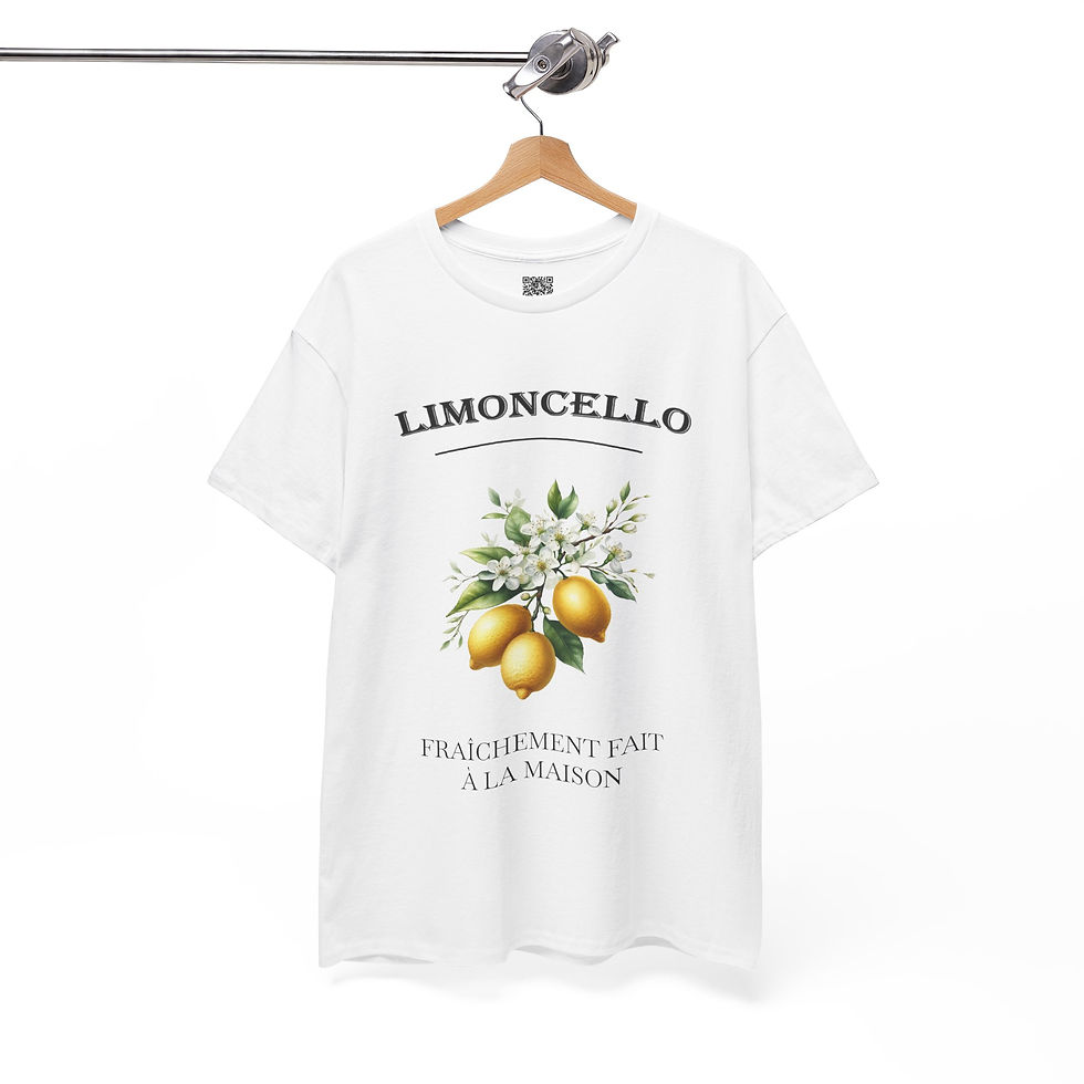 Thumbnail: Limoncello Lemon Graphic Unisex Heavy Cotton Tee 