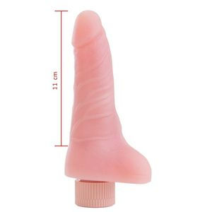 PRÓTESE VIBRADOR CONTROLE INTERNO 13 X 3,5CM HOT FLOWERS