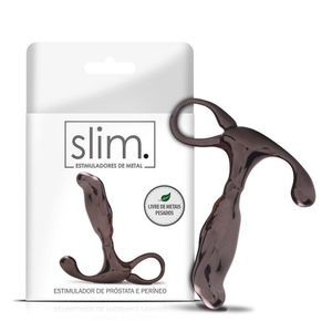 ESTIMULADOR DE PRÓSTATA E PERÍNEO METAL 9,6 X 2,2CM 180G SEXY FANTASY