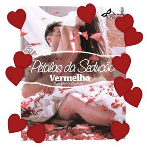 PÉTALAS VERMELHAS AROMÁTICAS 120 UNIDADES BRASIL FETICHE