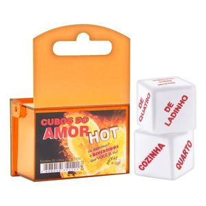 DADOS DO AMOR HOT UNISSEX DUPLO DIVERSÃO AO CUBO