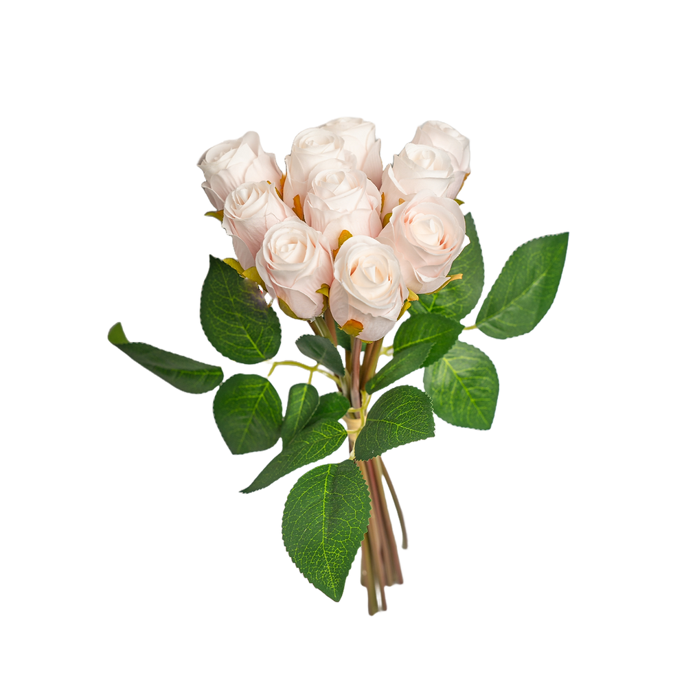 Thumbnail: 8853- 12" Mini Rose Bud Bush (x10 Heads)