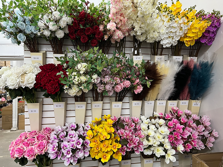 artificial flowers