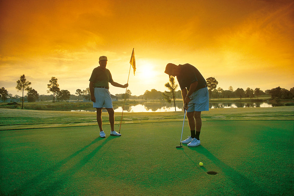 Golfing