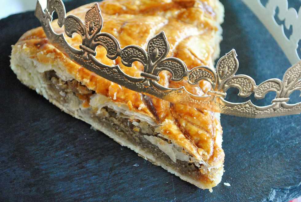 Galette des Rois praliné et  citron