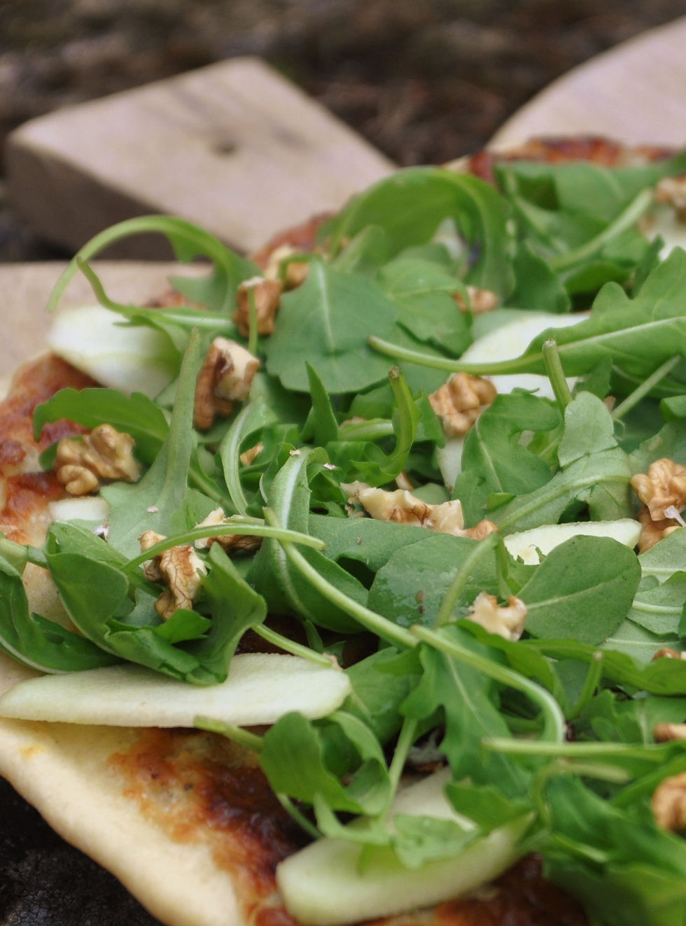 Pizza roquefort noix roquette