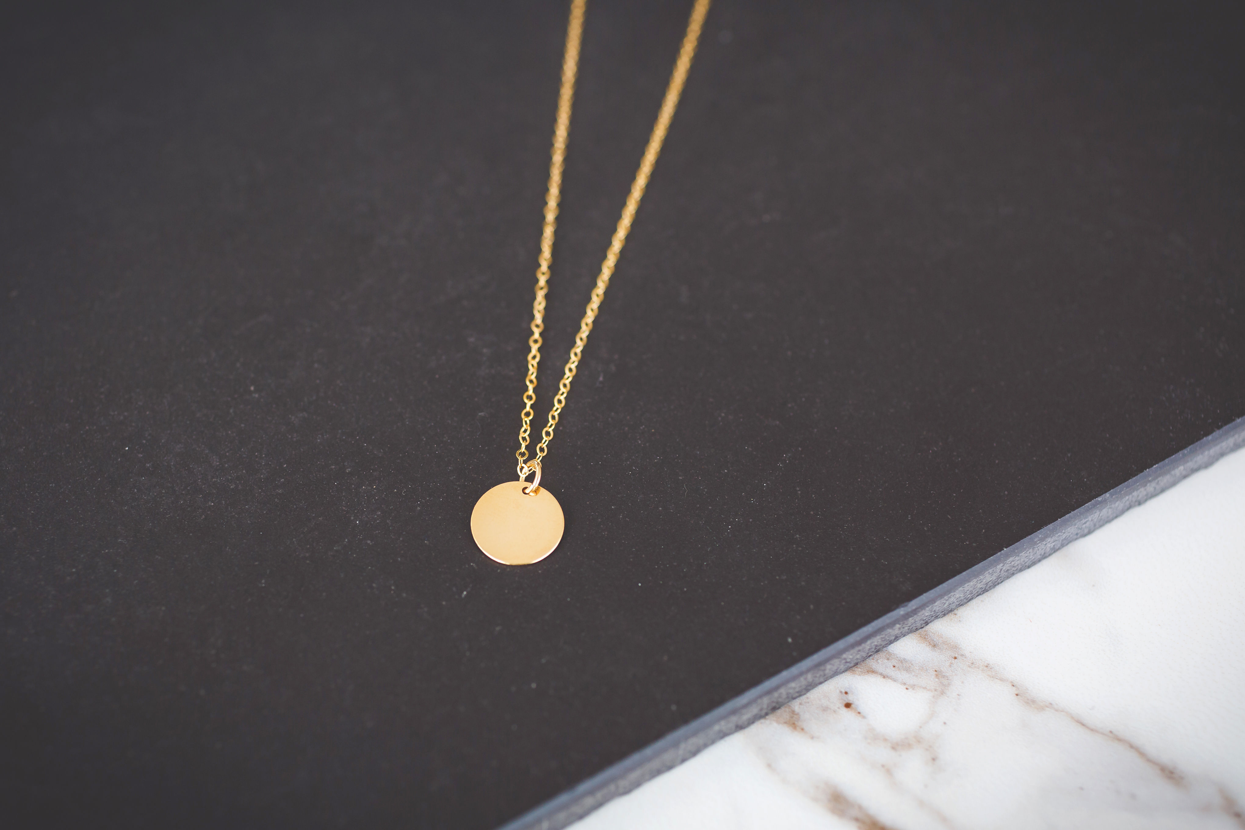 Round Pendant Necklace