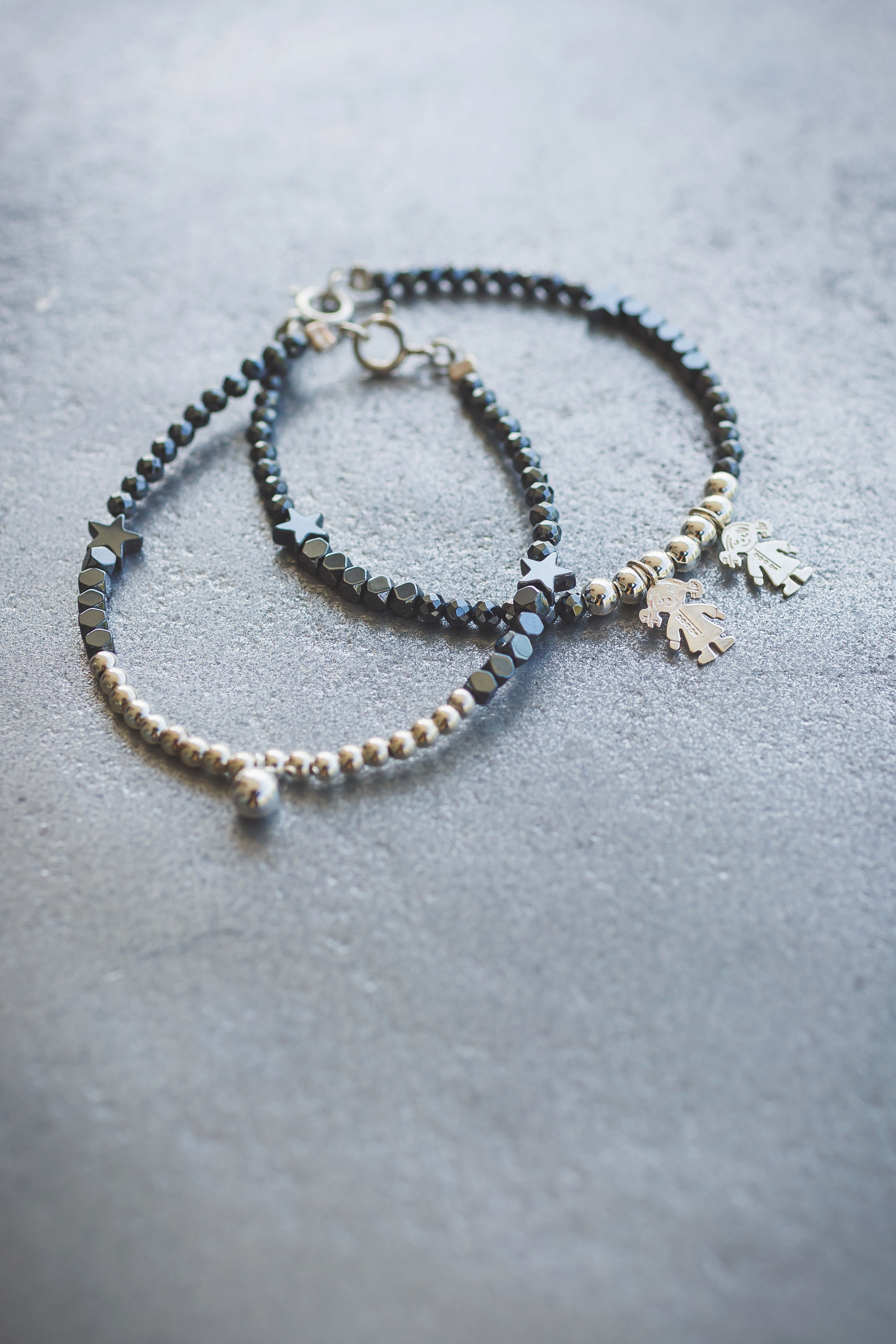 Set of Kids Beads Brecelets