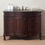 Thumbnail: 48" Saturn Single Sink Vanity with Baltic Brown Granite Top