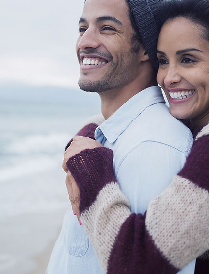 Couple sur la plage