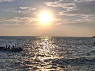 Sunset at Cape Comorin