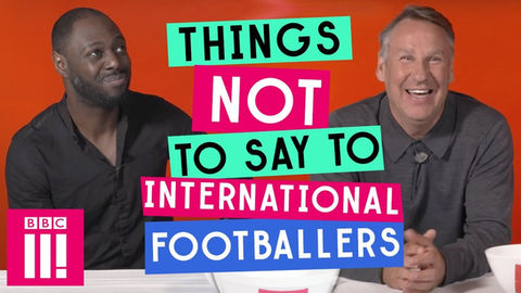 Things not to Say to Footballers