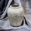 Thumbnail: large rustic white patterned paper mache vase