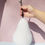 Thumbnail: oversized abstract white paper mache pear