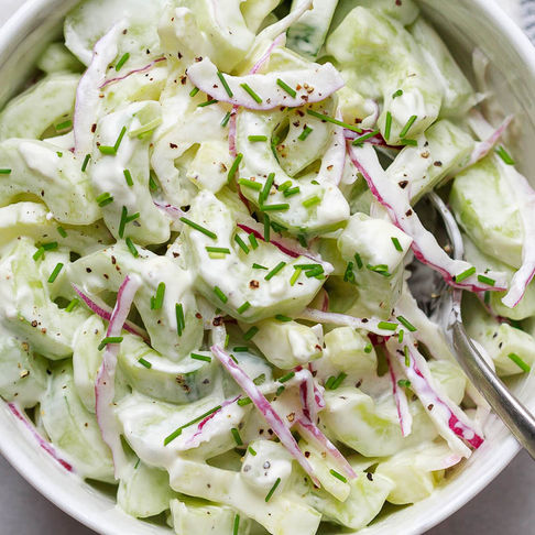 Creamy Cucumber Salad