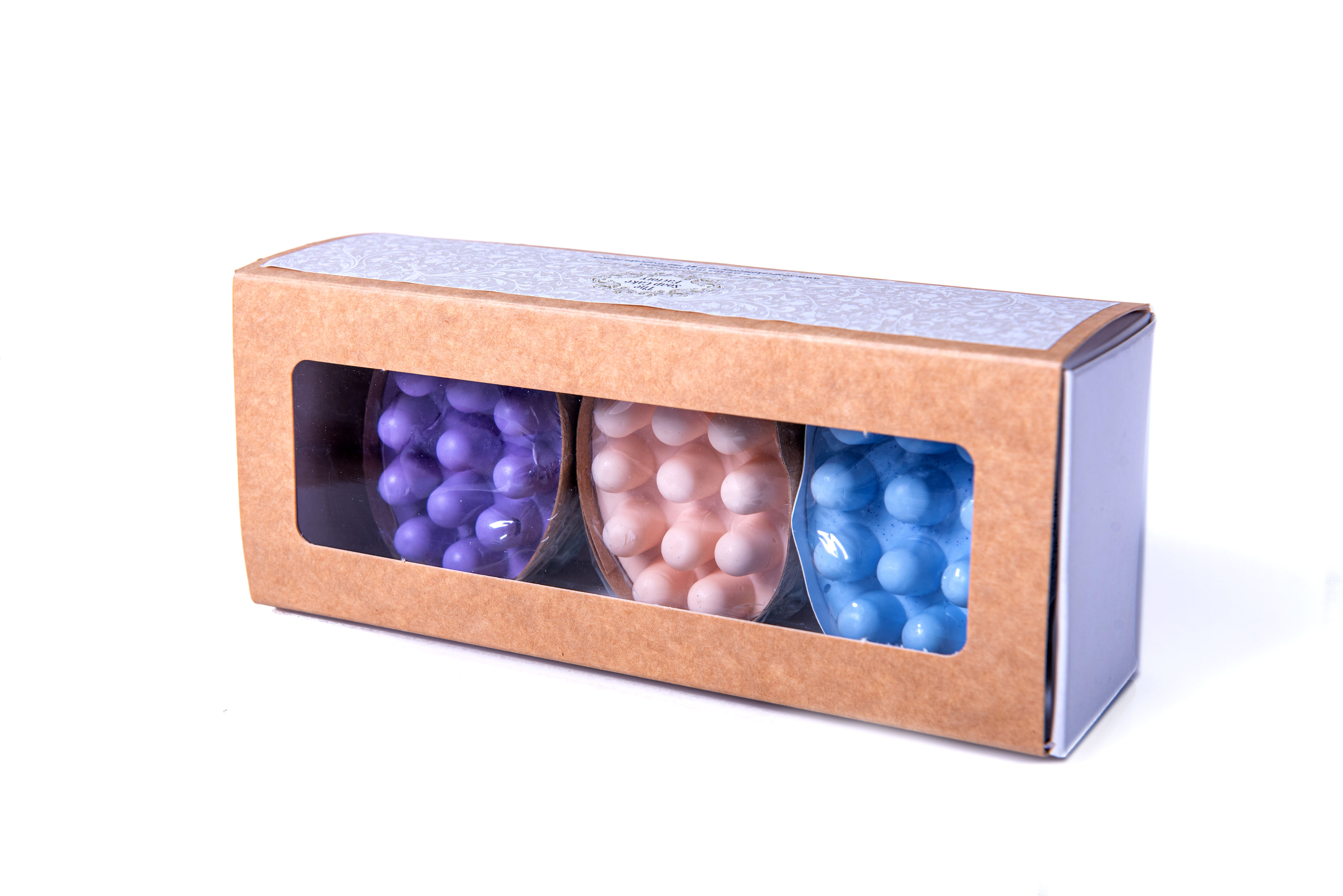 Set of 3 massage soaps