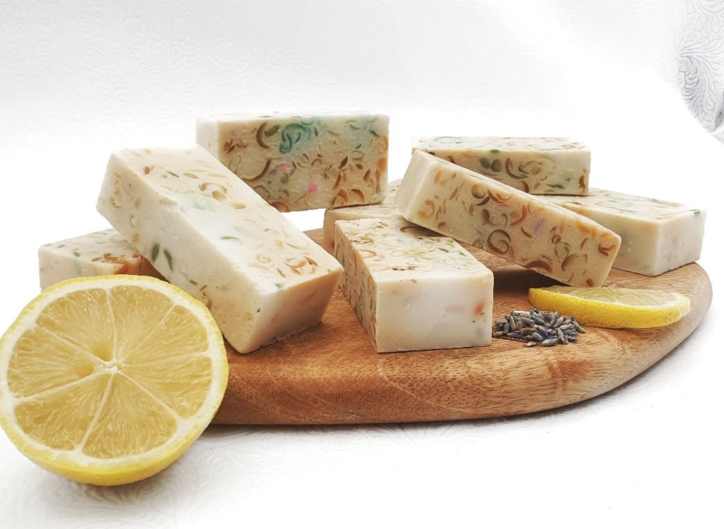 Lemon Lavender Confetti Soap