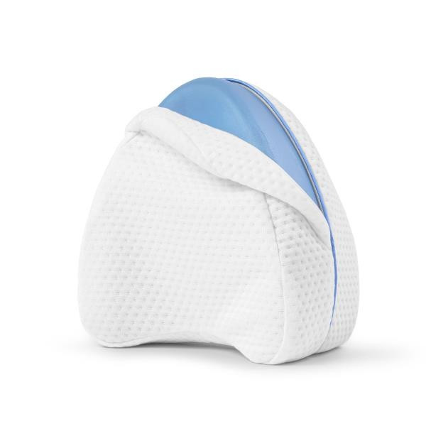 Orthopedic Knee Pillow Memory Foam White