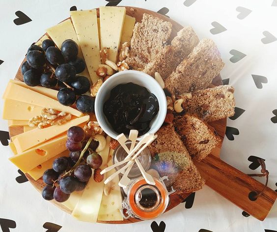 Arranged Food and Objects