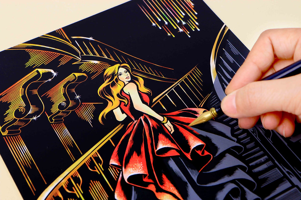 Thumbnail: Scratch Coloring Kids - Beautiful Lady