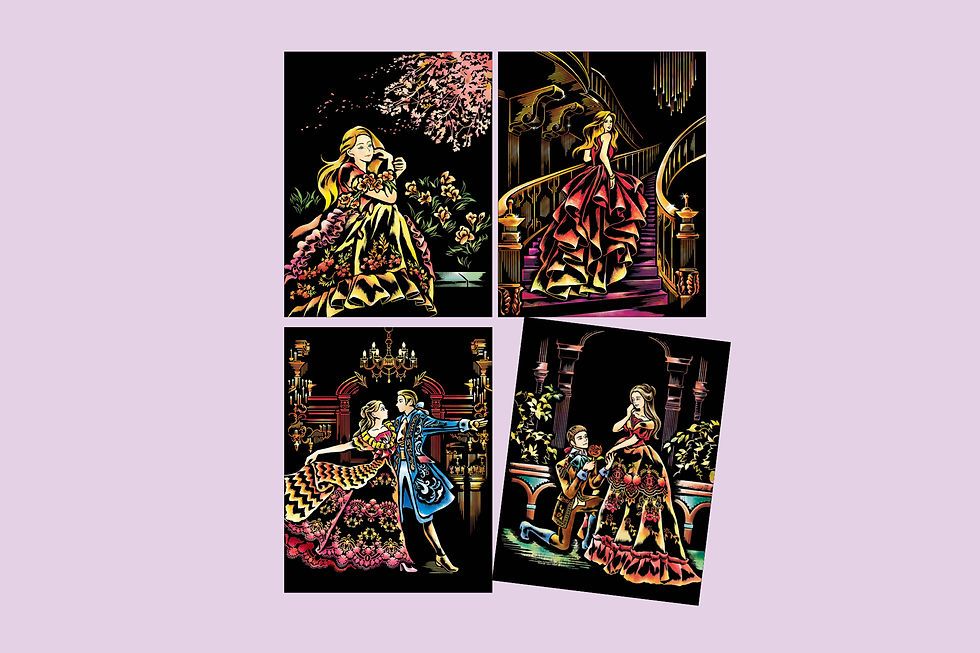 Thumbnail: Scratch Coloring Kids - Beautiful Lady