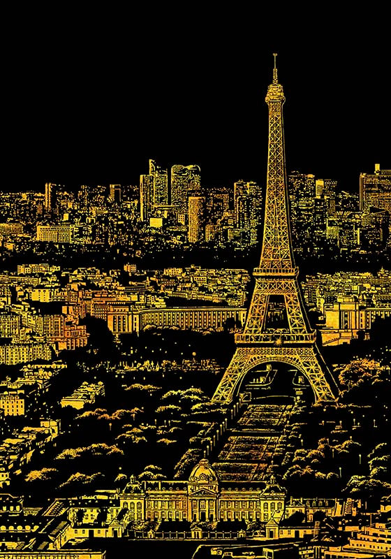 Thumbnail: Scratch Night View - Paris