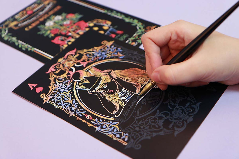 Thumbnail: Scratch Alice - Wonderland Postcard 1 Pc