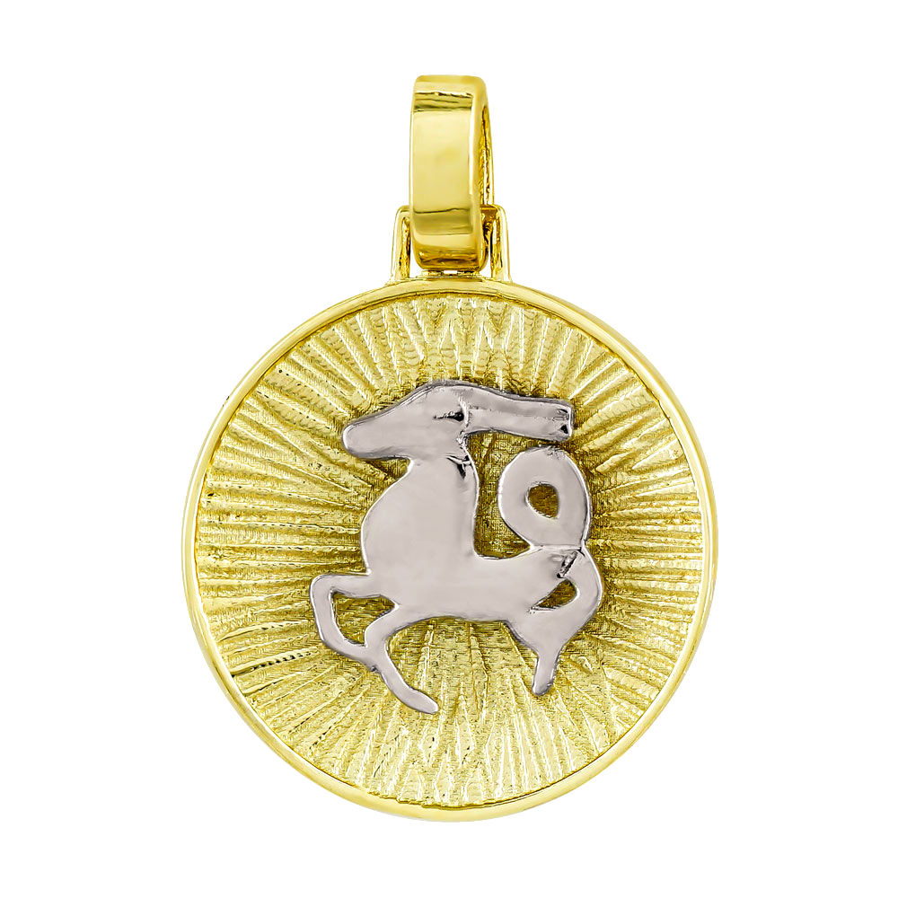 Golden Zodiac Sign Capricorn