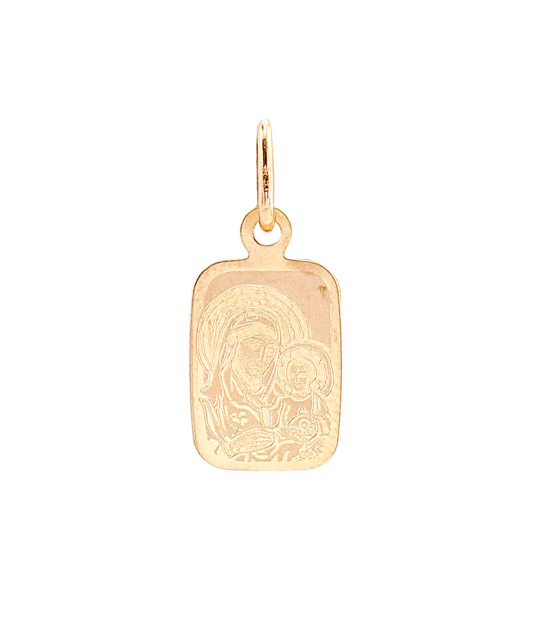 Gold Medallion Virgin Mary-Christ