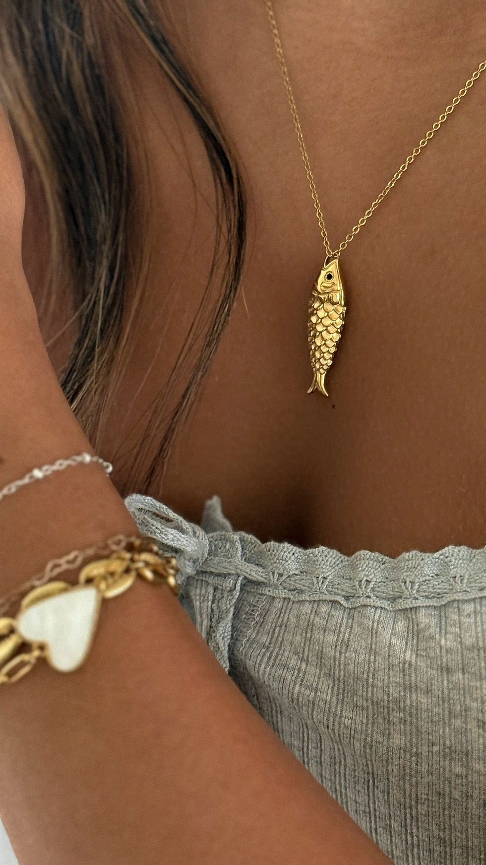 Thumbnail: The Little Fish necklace 