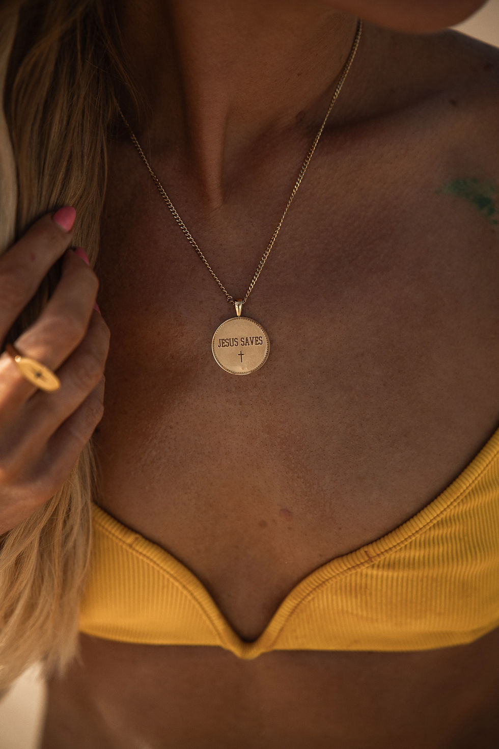 Thumbnail: The Jesus Saves necklace 