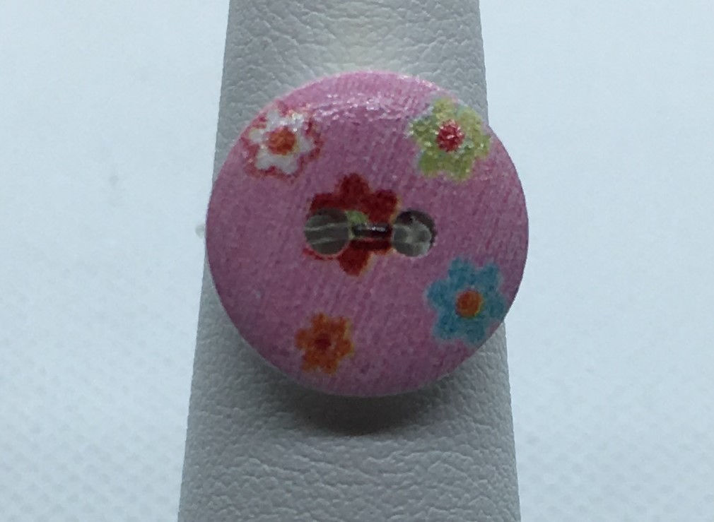 Pink Design Stretch Toe Ring