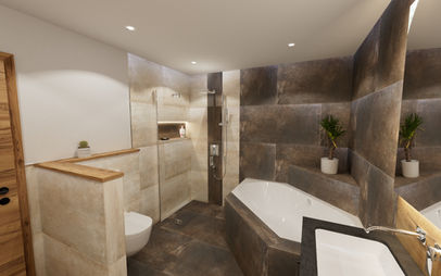 Rendering, Badezimmer