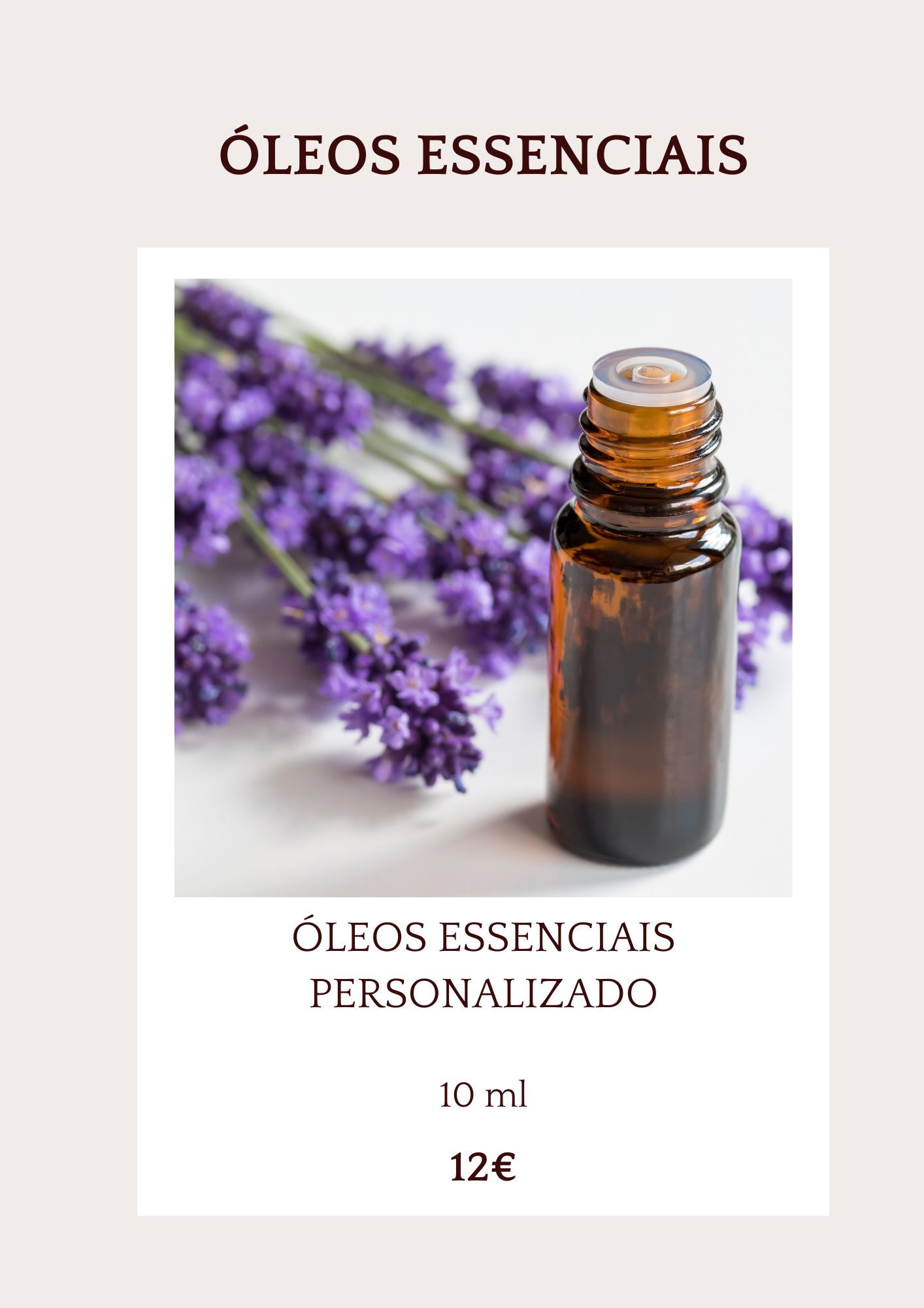 Óleo Essencial Personalizado