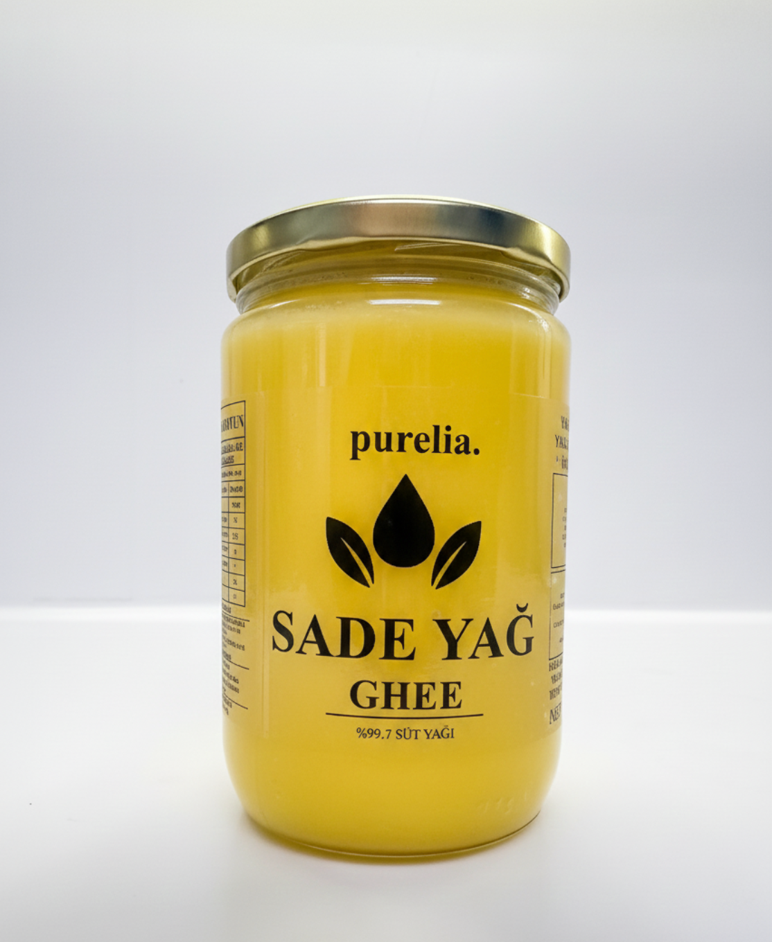 Purelia İnek Sade Yağ -Ghee 530 gr -Saf Yağ