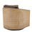 Thumbnail: The Cognac Woven Back Swivel Chair
