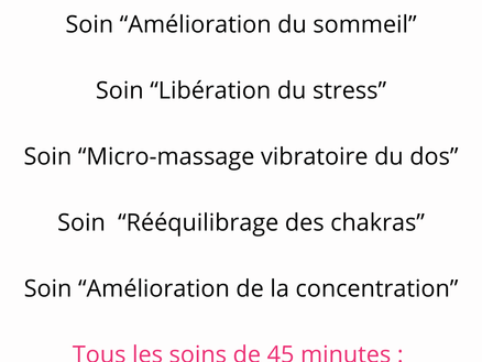 Tarifs des soins aux diapasons thérapeutiques