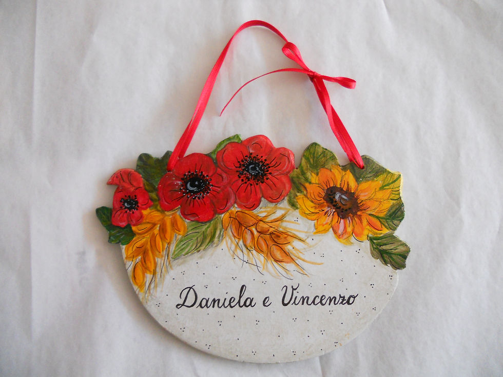 Targa decorativa da porta