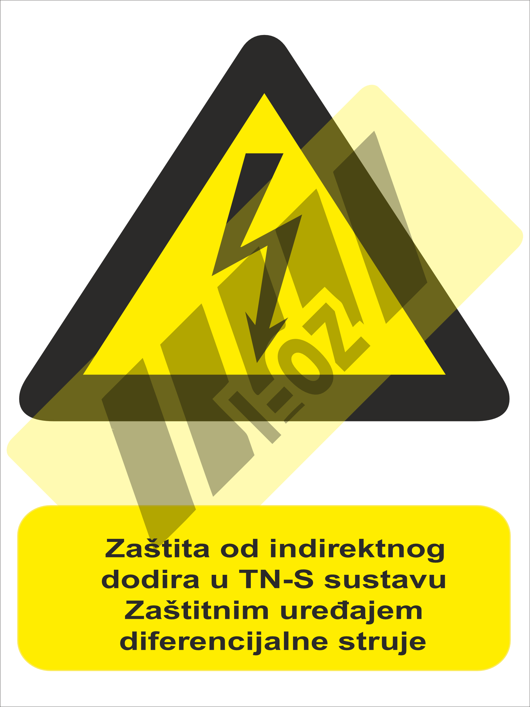 Zaštita od indirektnog dodira izvedeno sustavom TN-S (diferencijalna struja)