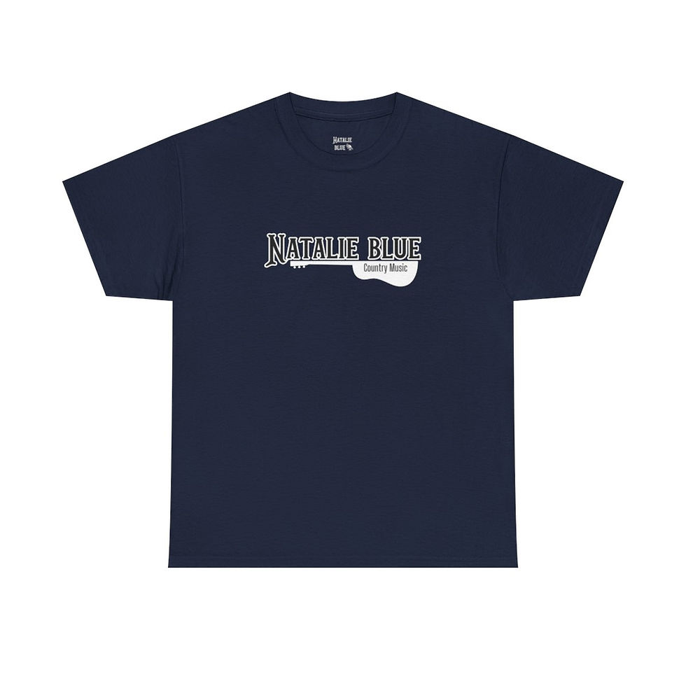 Thumbnail: Natalie Blue Guitar Unisex Heavy Cotton Tee 