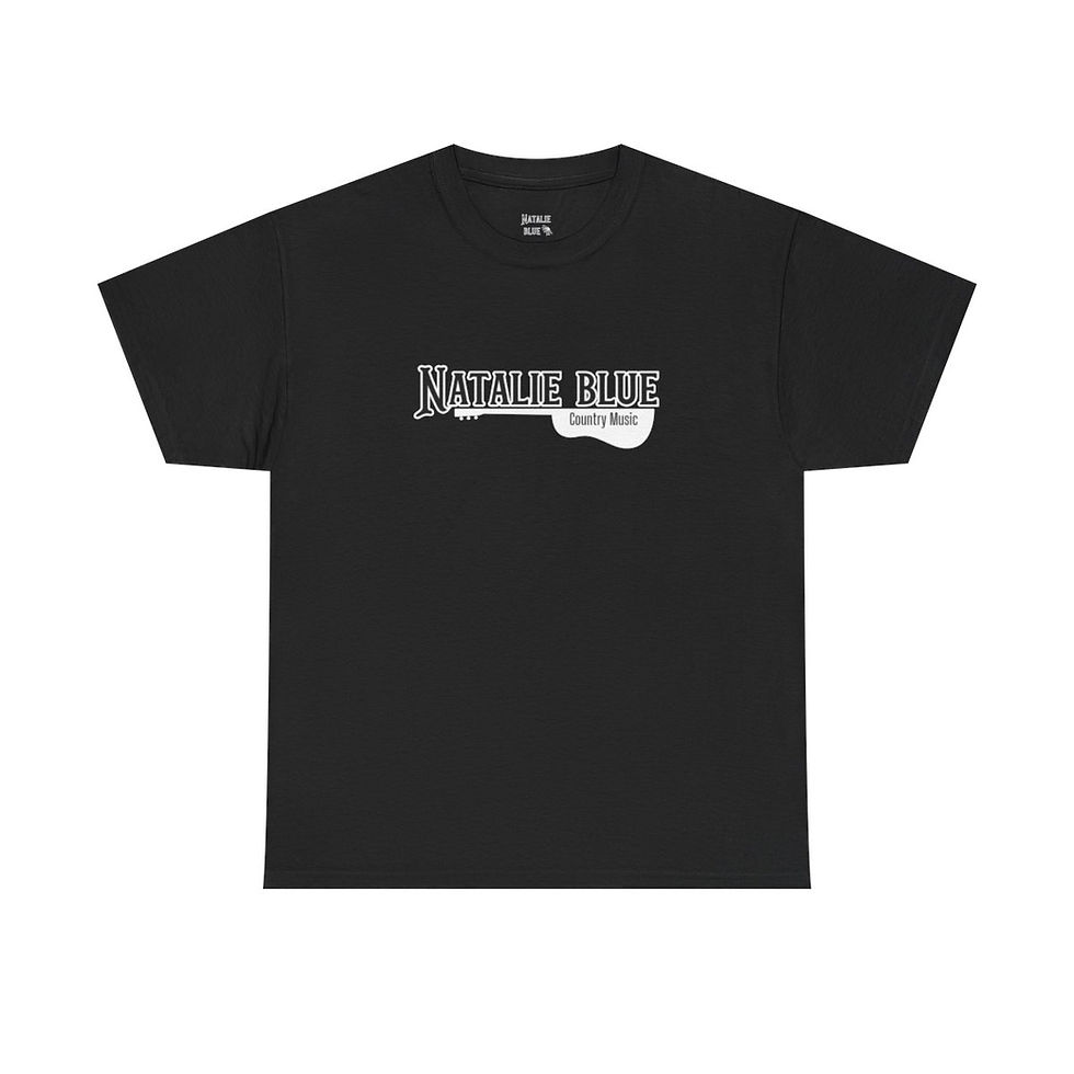Thumbnail: Natalie Blue Guitar Unisex Heavy Cotton Tee 