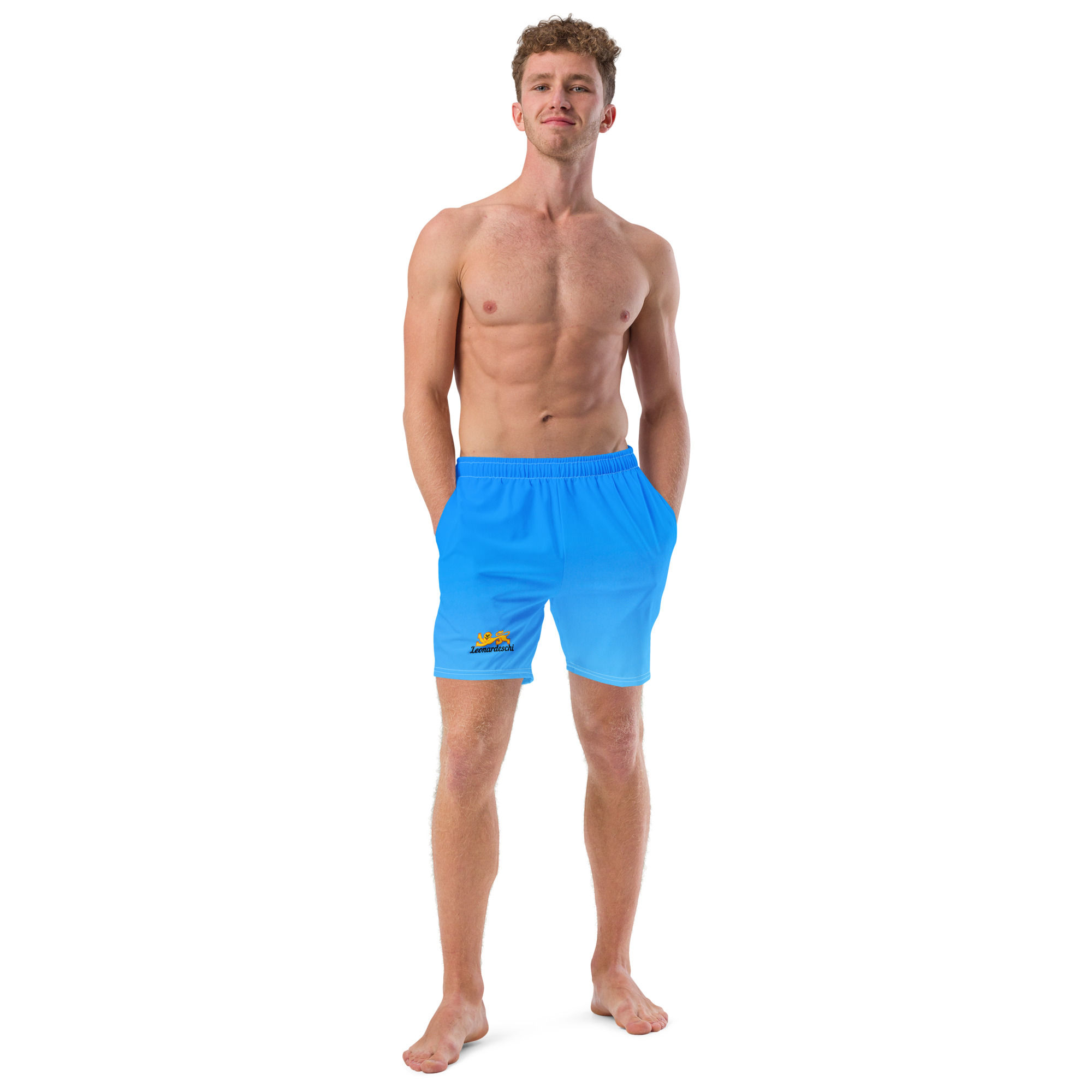 Blue Swim Trunks