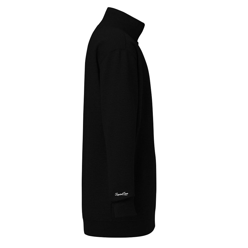 Thumbnail: Tropical Seas Quarter Zip fleece pullover
